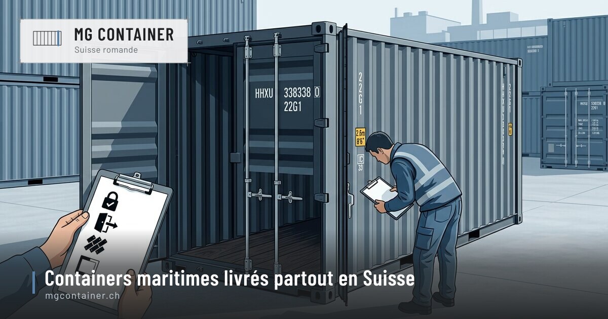 Illustration : Acheter un container de stockage : le déroulement
