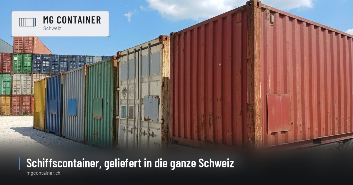 Illustration: Was die Farbe eines Containers aussagt – und was nicht