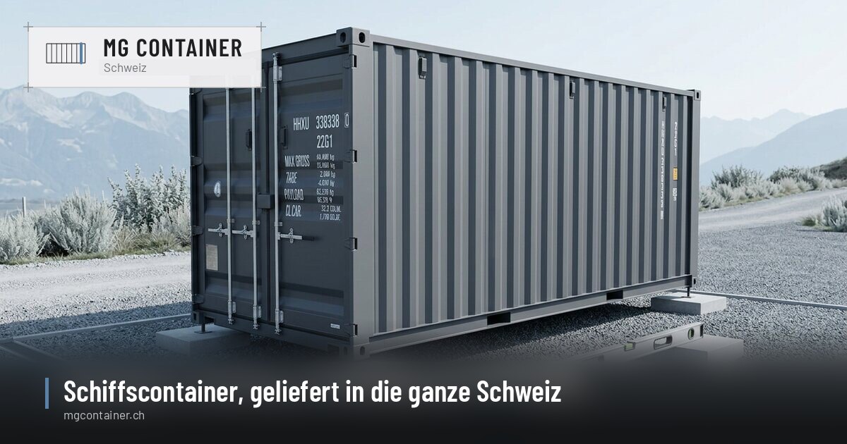 Illustration: Standort und Untergrund für einen Container vorbereiten