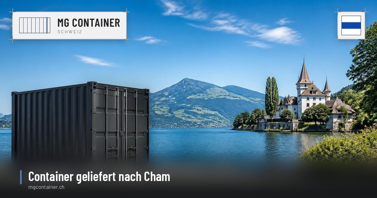 Container geliefert in Cham