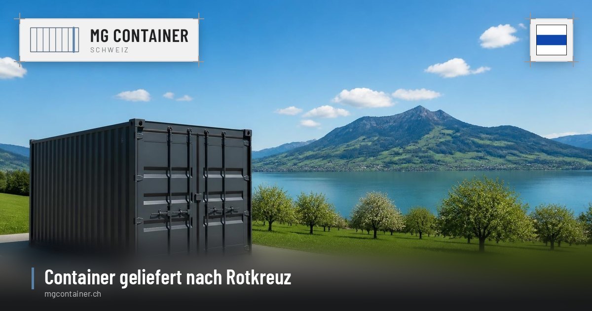 Container geliefert in Rotkreuz