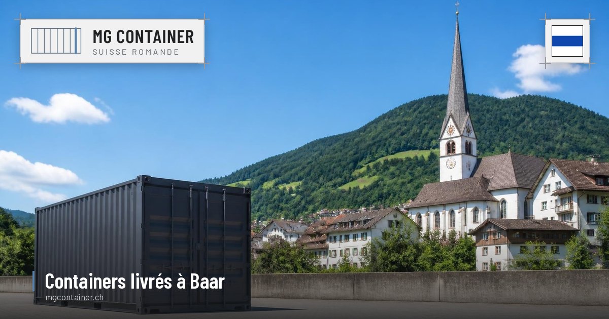 Container livré à Baar