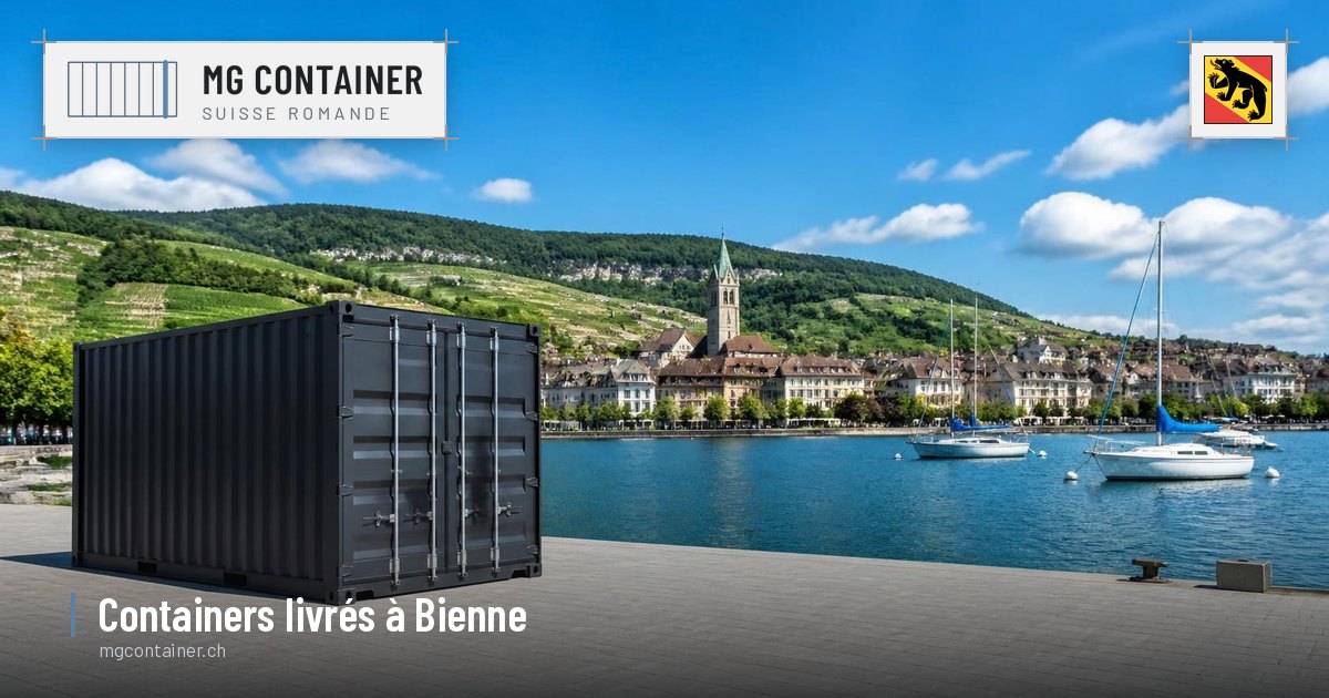 Container livré à Bienne