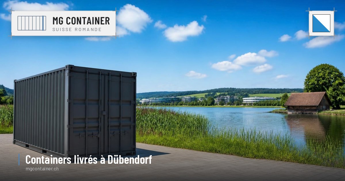 Container livré à Dübendorf