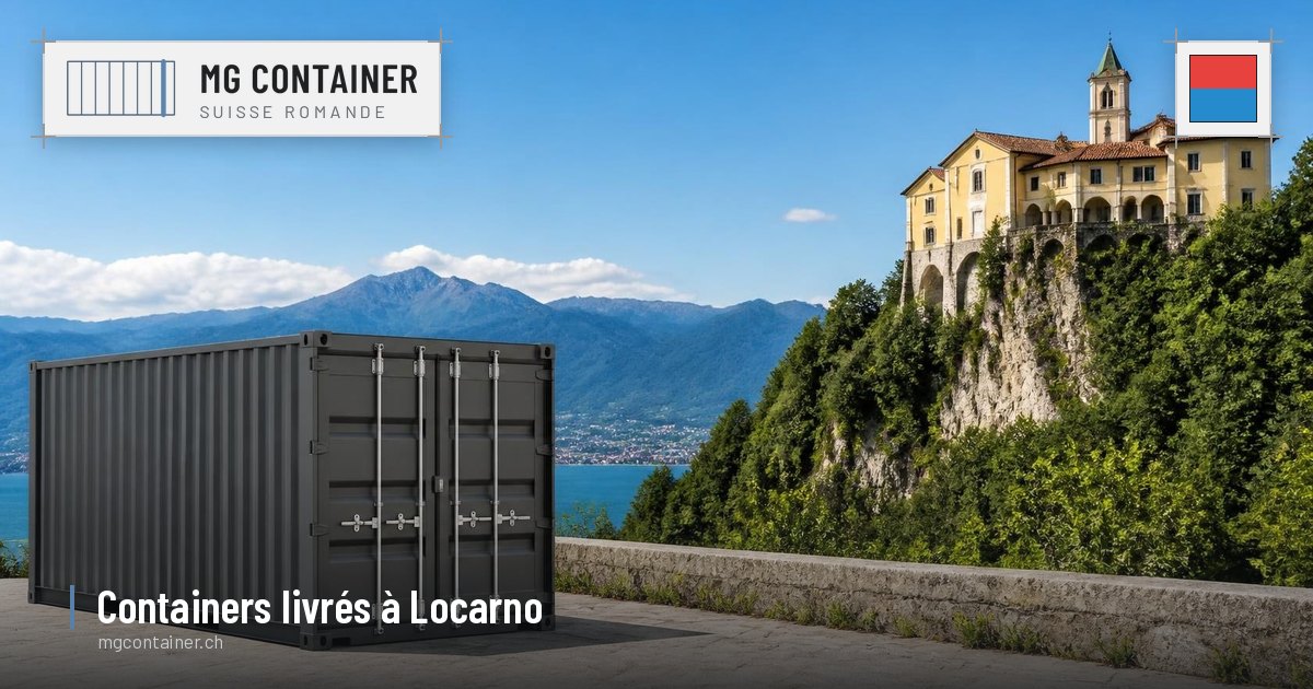 Container livré à Locarno