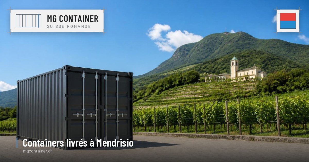 Container livré à Mendrisio