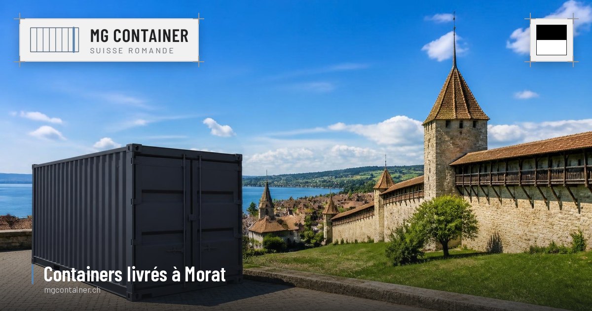 Container livré à Morat