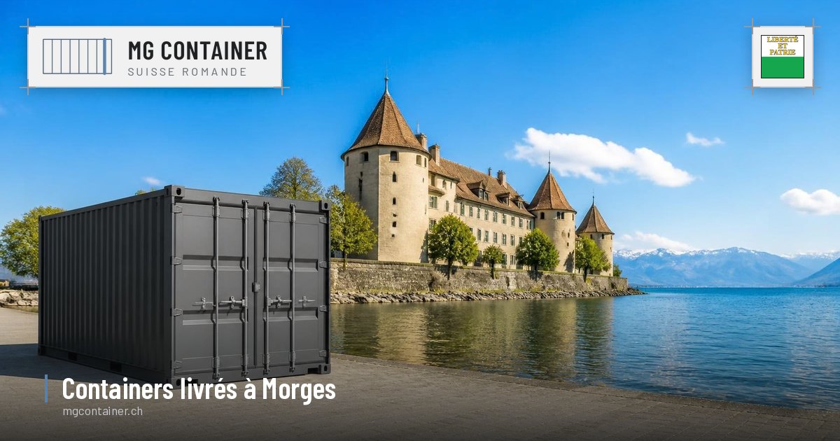 Container livré à Morges
