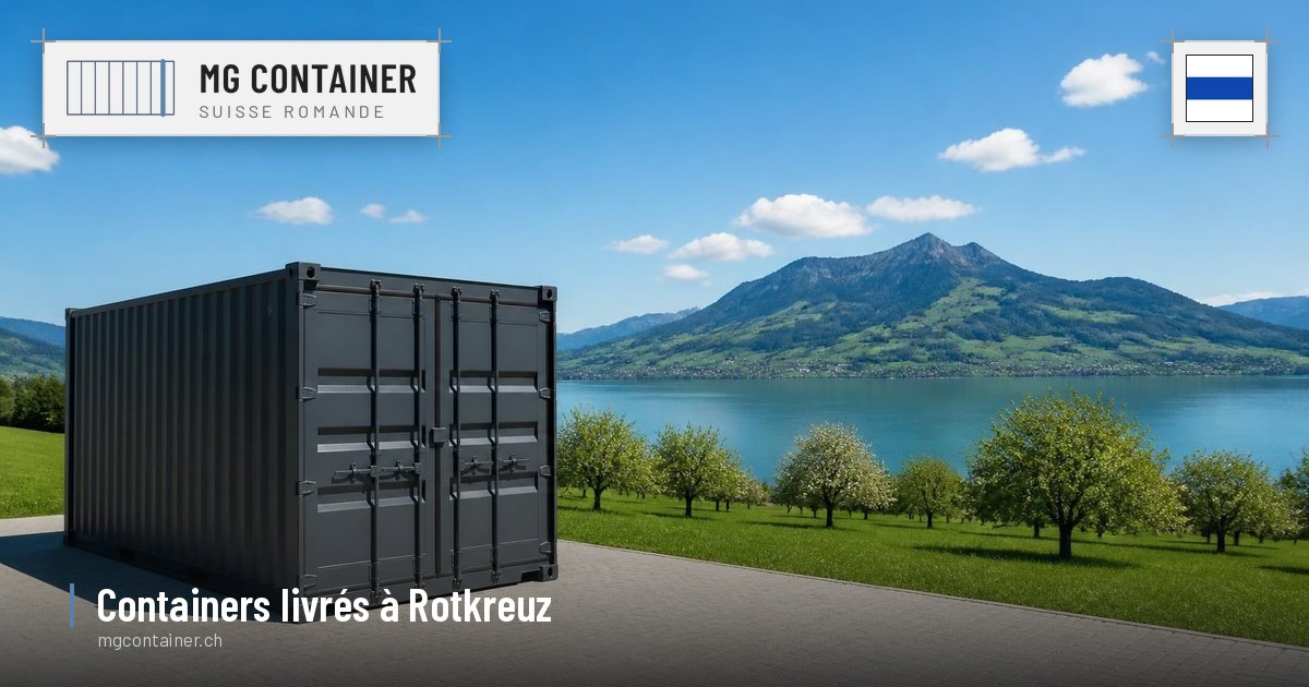 Container livré à Rotkreuz