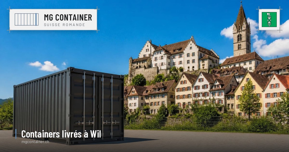 Container livré à Wil